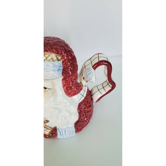 2001 "St. Nicholas" Teapot In Box Santa Claus Avon Christmas Gift Collec… - Picture 4 of 9